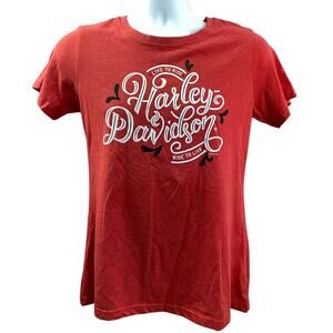 Harley-Davidson “Badlands Rapid City SD” Graphic Tee – Red – Size M